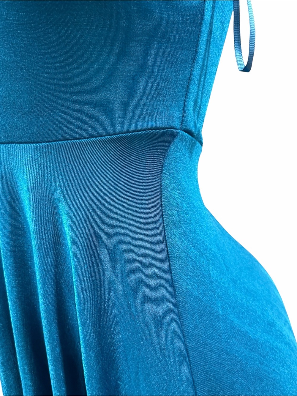 Maeve by Anthropologie Strapless Teal Midi Tube Dress - Picture 11 of 14